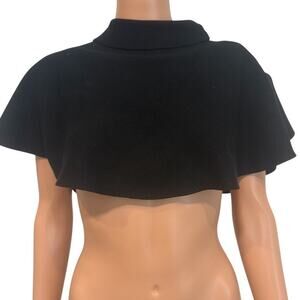 Hot Kiss medium knit turtleneck poncho cape shrug cover A1 3308